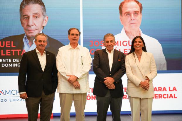Líderes empresariales destacan a Santiago como polo de inversión en turismo y comercio durante almuerzo de AMCHAMDR