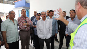 Presidente Medina inspecciona avances ciudad sanitaria Luis E. Aybar en Visita Sorpresa