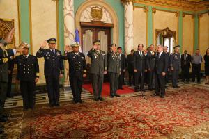 Presidente Danilo Medina juramenta mandos militares designados mediante decretos 315-18 y 316-18