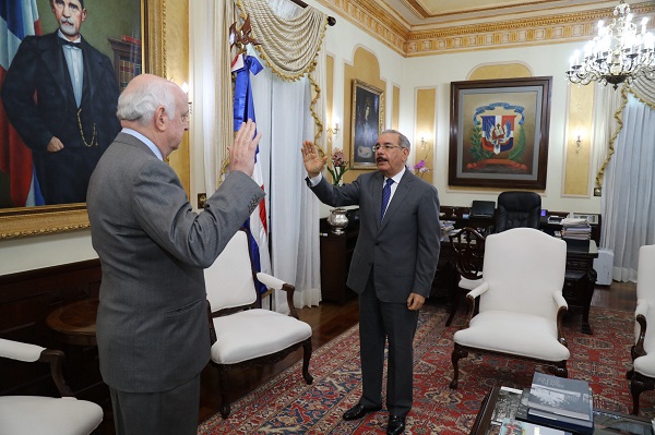 Juramentación en el Palacio de Gobierno