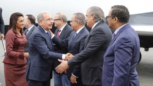 Danilo Medina llega a Estados Unidos para el 73° período de sesiones de la Asamblea General de la ONU