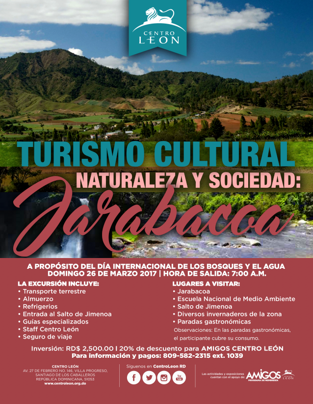 Centro León invita paseo Turismo Cultural | Naturaleza y Sociedad 