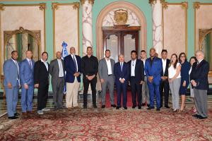 Danilo Medina recibe a la Asociación de Jugadores de Béisbol de Grandes Ligas