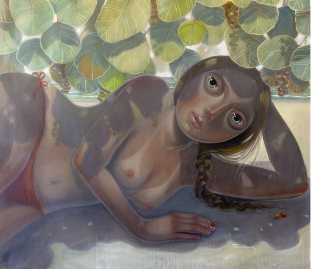Tania Marmolejo presenta Contemplativa en la Lyle O. Reitzel Arte Contemporáneo: Una exploración de la identidad femenina