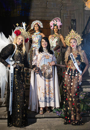 Giannina Azar brilla en La Gala de las Catrinas del Miss Universo 2024 en Ciudad de México