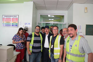 Danilo supervisa avances hospitales José María Cabral y Arturo Grullón y Morillo King