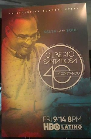 Nueva producción de Gilberto Santa Rosa