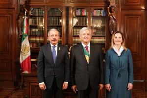Danilo Medina participa en actos de toma de posesión de López Obrador