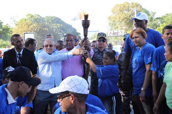 Recorrido de la antorcha en Mao