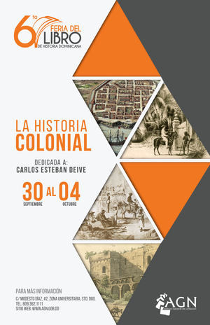 Afiche 6ta Feria del Libro de Historia.