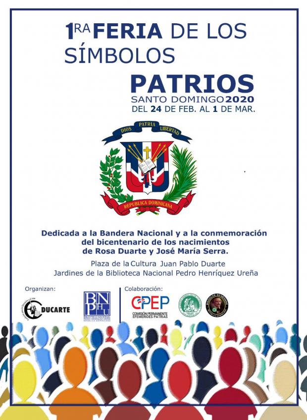 Entidades organizan”1ra. Feria de los Símbolos Patrios Santo Domingo 2020”