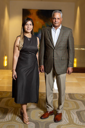 Omaira Mañón y Carlos Acevedo.