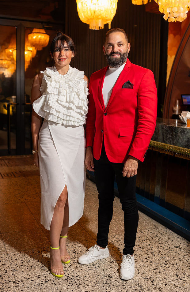 Marcelle Martinez y Carlos Mena.