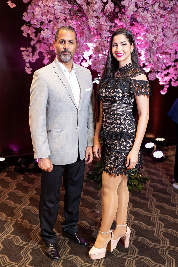 Alejandro Taveras y Katherin Amesty.
