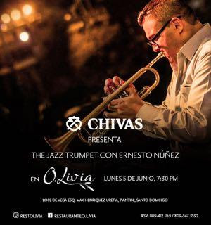 Jazz en Dominicana. Eventos del 4 al 10 de junio. O.Livia, Casa de Teatro y el Fiesta!! 
