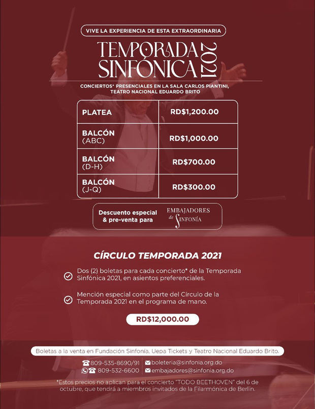 ¡Temporada Sinfónica 2021 vuelve en grande! 