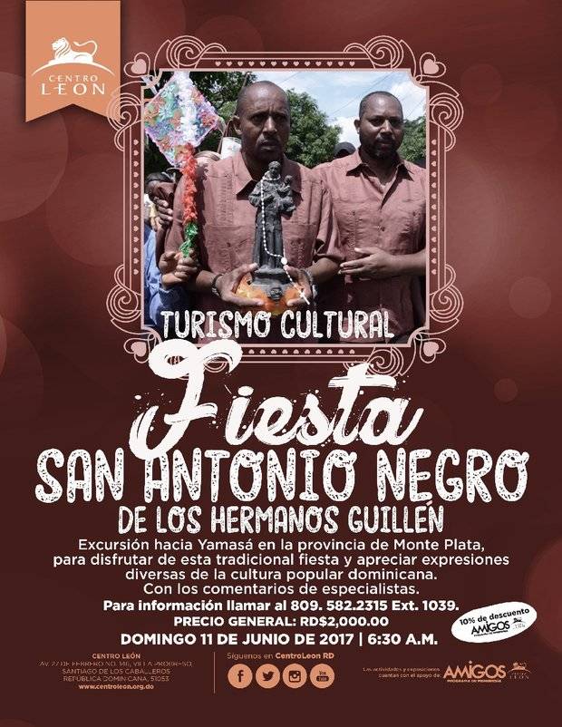 Centro León Turismo Cultural .

Fiesta de San Antonio Negro de los Hermanos Guillén

  