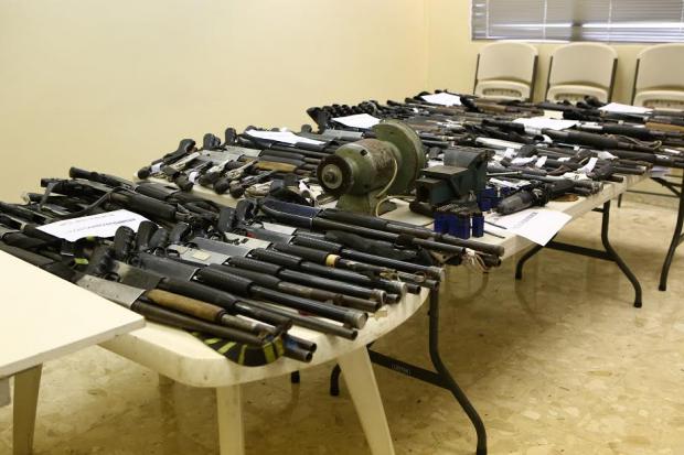 Armas confiscadas