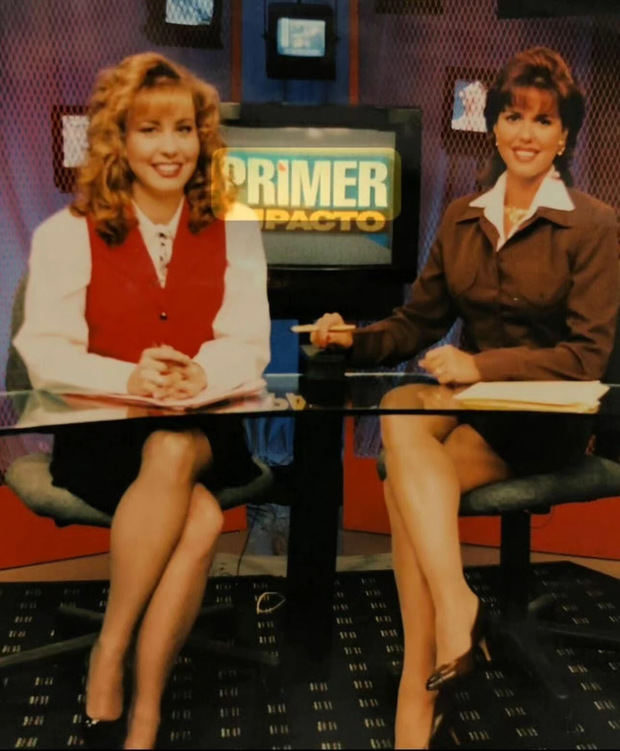 Myrka Dellanos y Maria Celeste Arrarás, están de celebración por todo lo alto por el 30 aniversario de “Primer Impacto”