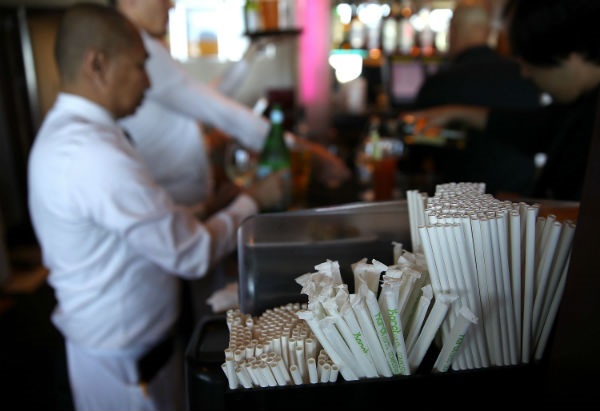 Sorbetes de plásticos