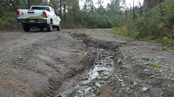 Aspectos de la carretera a Valle Nuevo