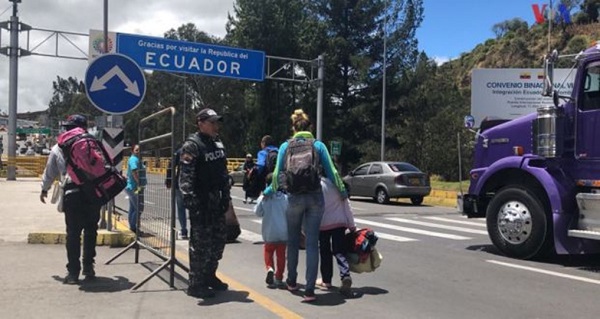 Venezolanos en Ecuador