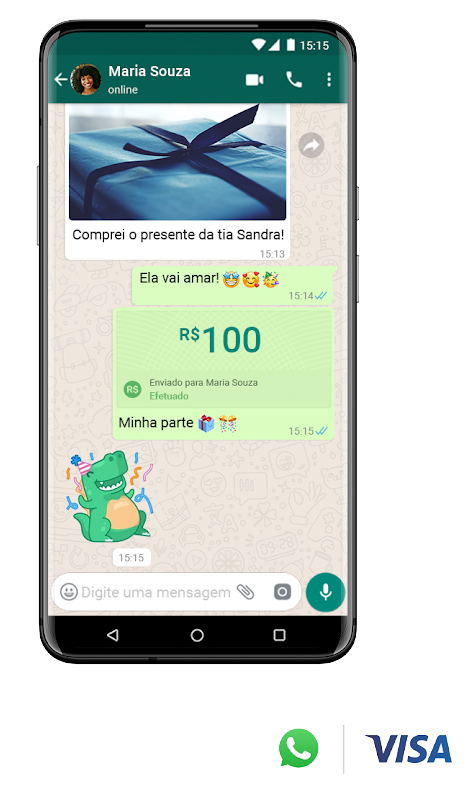 Visa se asocia con Facebook para lanzar pagos en WhatsApp