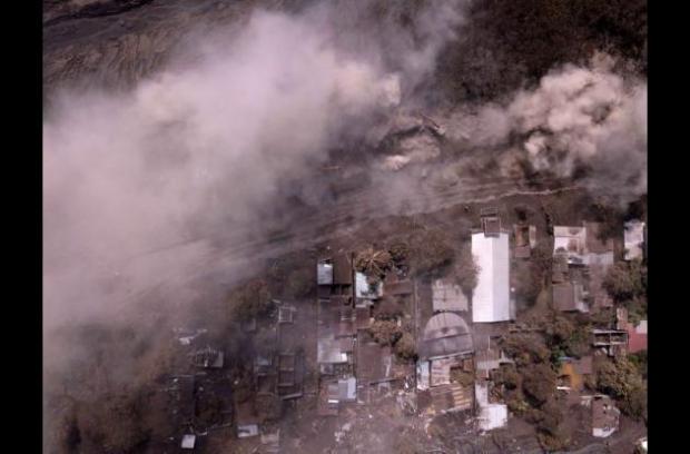 Desalojo de zona cero en el Volcán de Fuego