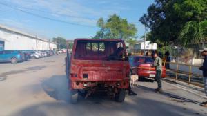 Armada de República Dominicana detiene camión por carga ilegal de arena