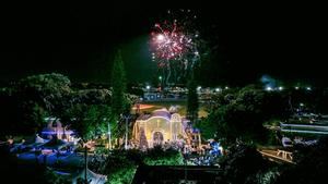 La Armada Dominicana ilumina la esperanza y unión con el tradicional encendido del árbol de Navidad