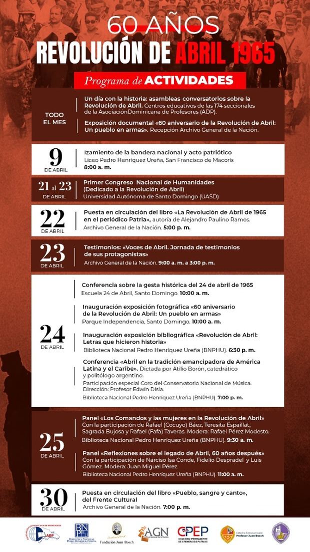 Programa de actividades.