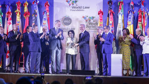 Presidente Abinader destaca a RD como pionera de la justicia en América durante el Congreso Mundial de Derecho 2025
