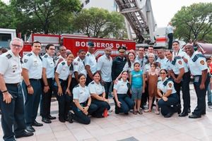 Cuerpo de Bomberos del DN tiene todo listo para tradicional manguerazo de verano.