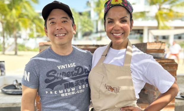 Micha Tsumura visitó restaurante Aguají de chef Tita