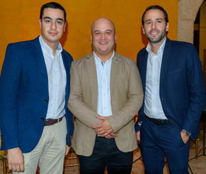 Alejandro Palacio, Mauricio Maya y Manuel Rojas