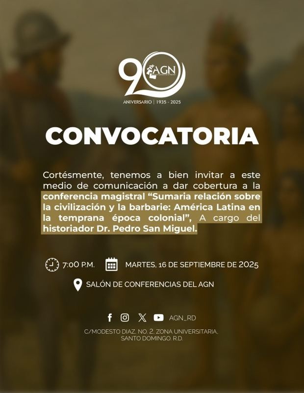 Conferencia sobre civilización y barbarie.