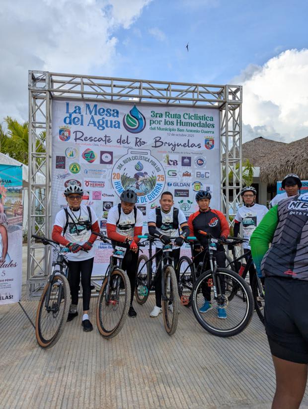 Tercera Ruta Ciclística “Pedalea por Guerra” promueve conciencia ambiental y deporte en Santo Domingo