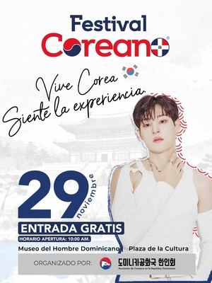 Anuncian la tercera versión de Festival Coreano en Plaza de la Cultura