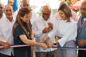 Carolina Mejía inaugura bulevar y parque Pedro Livio Cedeño