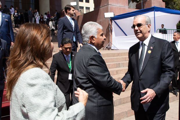 El presidente Luis Abinader participó de los actos oficiales.