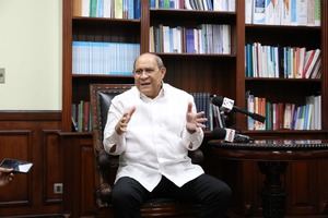 El ministro de Educación Superior, Ciencia y Tecnología, Rafael Santos Badía.