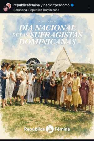 Día Internacional de las Sufragistas Dominicanas