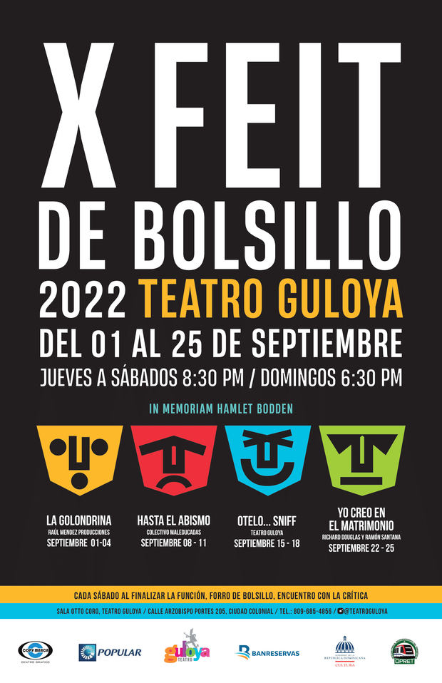 El Teatro Guloya organiza el “X Feit de Bolsillo 2022” In Memoriam Hamlet Bodden