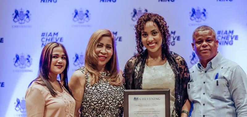 Patricia Martínez, Marisol Placeres, Aleti Martínez y Leandro Martínez