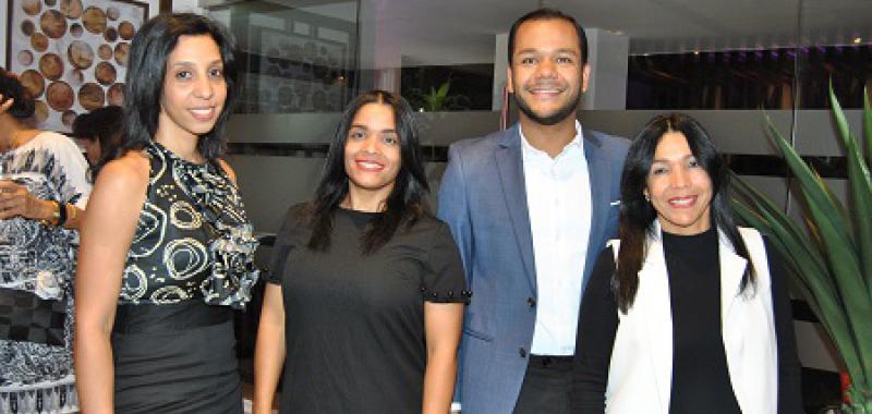 Denys Ríos, Valeria Cuello, José Raúl Morel y Silvana Martínez