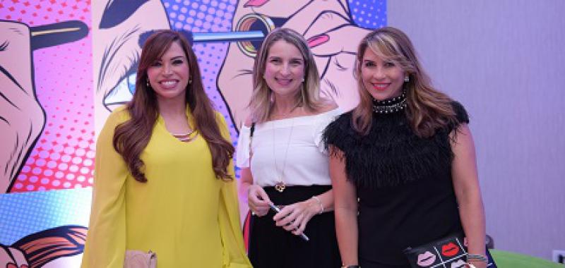 Linda Valette, Aurin Rodriguez y Claudia Svelti