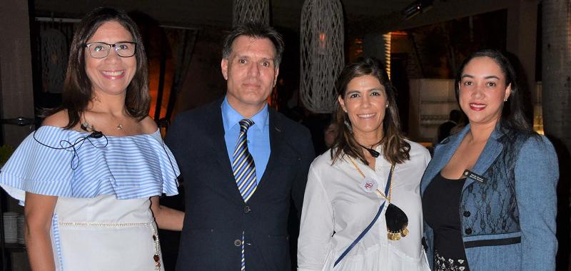 María Isabel Concepción, Alejandro Bavestrello, Jennifer Ramos y Gleidy Álvarez