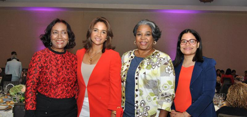 Claudina Valdez, Nieves Peguero, María Lorena Morales y Yajaira Molina Pacheco