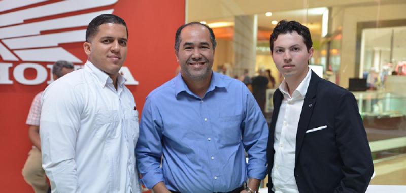 Alan Méndez, Newton Galván y Jorge Victoria