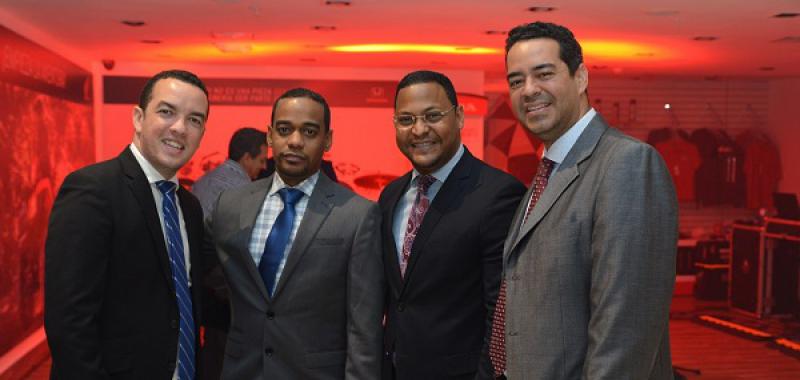 Jose Benzan, Edwin Cabrera, Richard López y Joran Marte